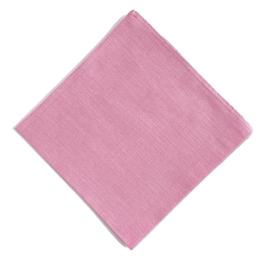 Petal Pink Silk Pocket Square Handkerchief